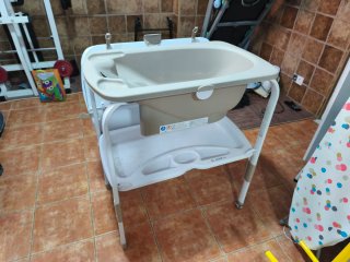 Bañera para bebé Jané con cambiador