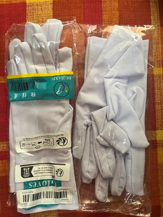 Guantes Blancos para Disfraz