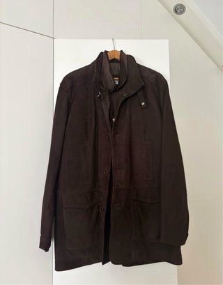 Chaquetón de piel para hombre