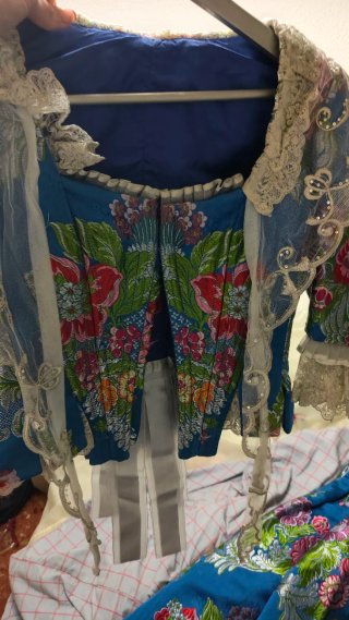 Traje de Fallera Azul Talla 38