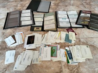 Colección de Tarjetas de Visita Antiguas