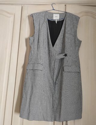 Vestido sin mangas cuadros Vichy Object