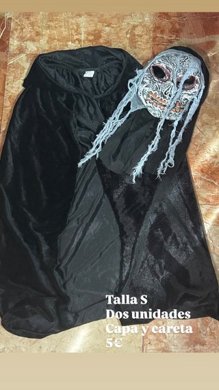 2 Disfraces de Halloween (Capa y Careta)
