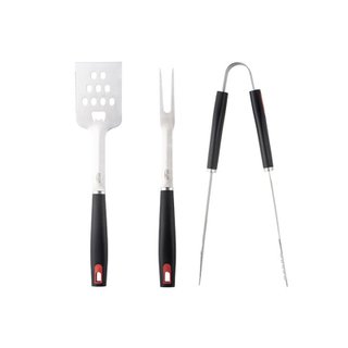 Juego utensilios barbacoa acero inoxidable