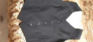Chaleco de sastrería negro