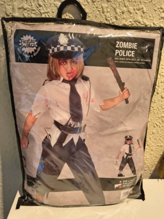 Disfraz de Policía Zombi Fiestas Guirca