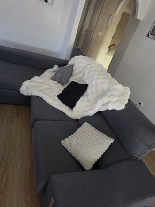Sofá Chaise Longue Gris