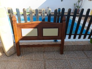 Cabecero de Cama de Pino Lo Regalo