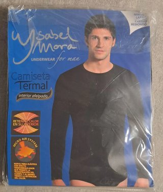 Camiseta Térmica Ysabel Mora Negra Talla L