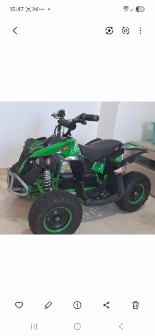 Quad Eléctrico Infantil Verde