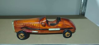 Coche de Carreras Clásico de Madera Vintage/deco