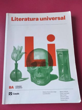 Libro literatura universal 1 bachillerato Casals