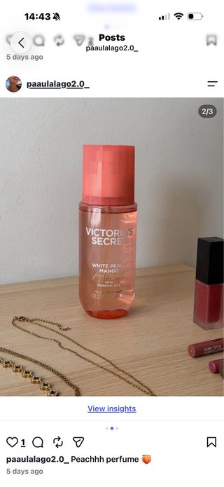 Colonia Victoria's Secret White Peach Mango