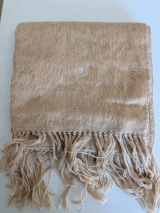 Bufanda de Alpaca Camargo color Beige