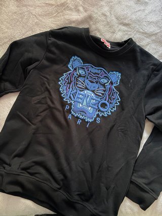 Jersey Kenzo Negro con Bordado