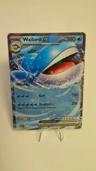 Carta Pokémon Wailord EX español