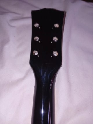 Mástil de Guitarra Eléctrica Negro