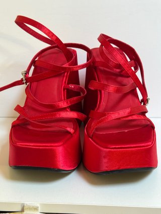Tacones de Plataforma Rojos estilo Winx