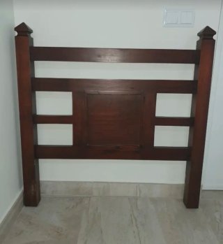 Cabecero de madera para cama de 80cm