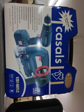 Kit Casals VZB14KTLC: Taladro, Caladora y Linterna