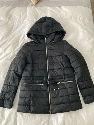 Anorak Negro Cortefiel Talla S