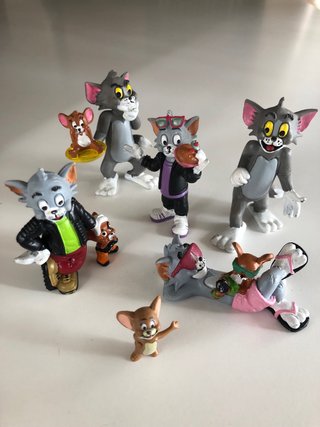 Lote 6 figuras Tom e Jerry 1985 1990 Comics Spagna