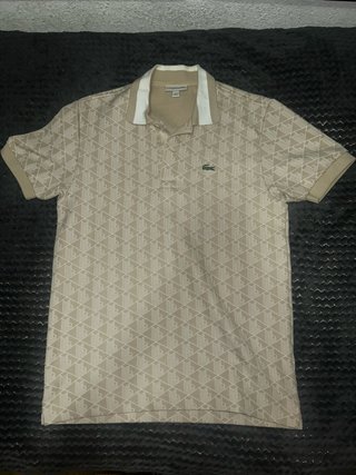 Polo Lacoste Beige ultima coleccion nuevo