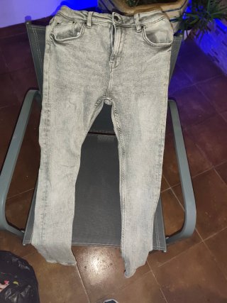 Pantalón Vaquero Gris de Hombre