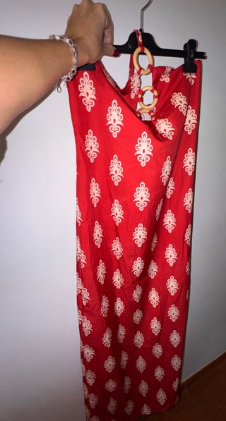 Vestido largo rojo