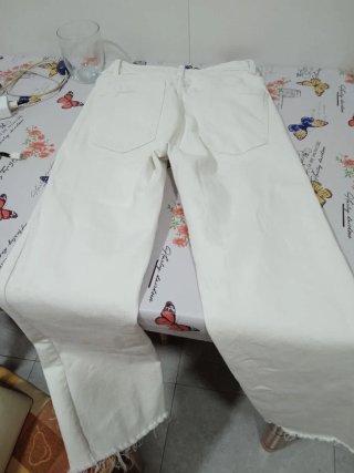 Pantalón vaquero blanco