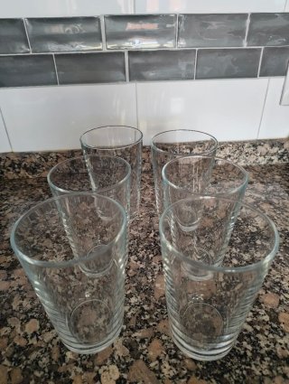 Set de 6 Vasos de Cristal 45cl