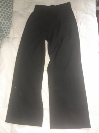 Pantalón de tela Zara negro talla 40