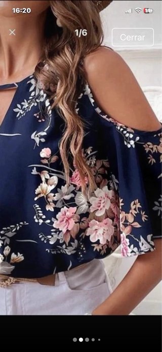 Blusa Talla XL estampada  Nueva sin estrenar