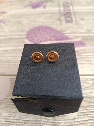 Pendientes Versace bañado en oro