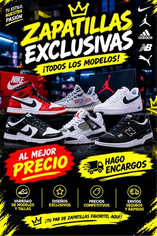 Zapatillas exclusivas los mejores modelos!
