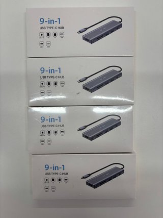Hub USB-C 9 en 1 Adaptador Múltiple
