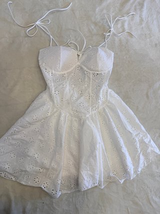 Vestido Blanco de Encaje