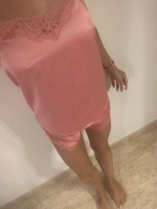 Pijama Lencería Tezenis Rosa