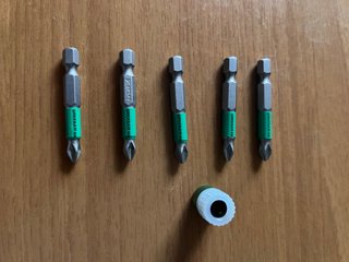 Set de 5 Puntas de Destornillador Magnéticas