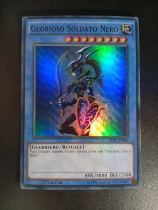 Glorioso Soldato Nero Yu-Gi-Oh! Super Rara