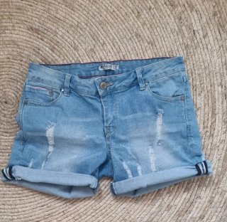 Pantalón corto vaquero azul
