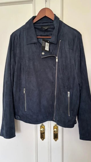 Chaqueta biker Atmosphere Primark azul marino 46