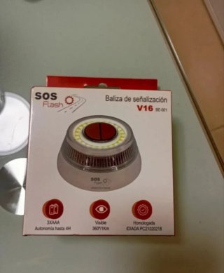 Baliza de señalización V16 SOS Flash