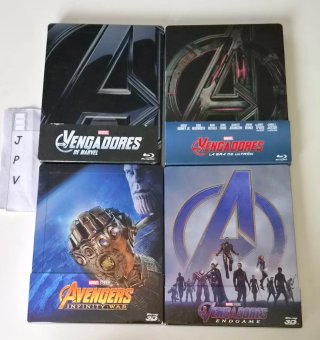 Vengadores saga completa steelbooks bluray