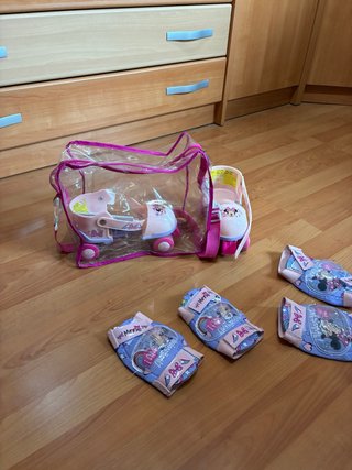 Set Patines Infantiles Minnie Mouse