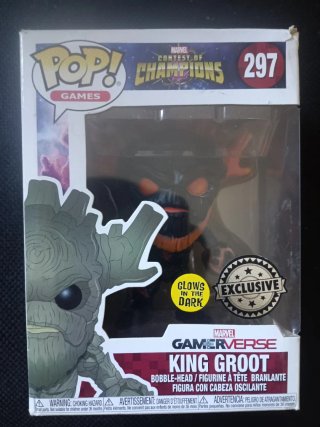 Funko Pop King Groot 297 Marvel Gamerverse