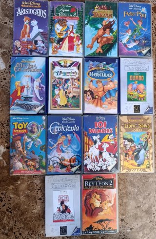 Lote 14 Películas VHS Disney