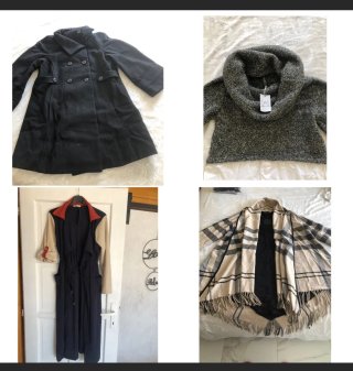 Lote de 4 prendas de abrigo