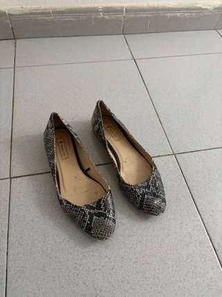 Bailarinas Massimo Dutti Estampado Serpiente