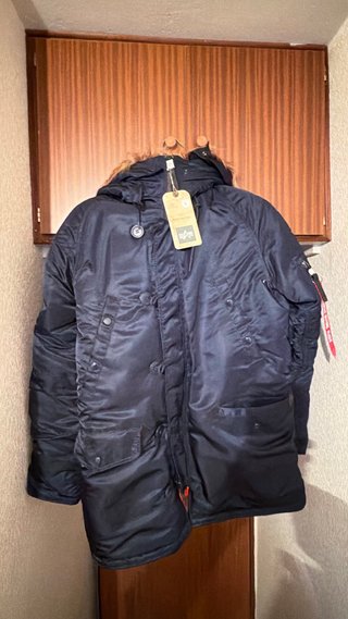 Parka Alpha Industries Azul Marino Talla L